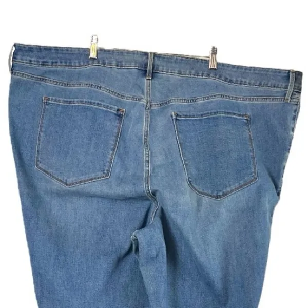 Old Navy Jeans NEW Mid Rise Kicker Boot Cut Light Wash Women’s Size 28L - Image 6