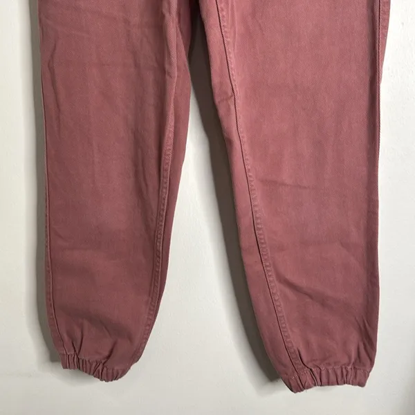 PacSun Women’s Sienna Dust Cargo Elastic Hem and Waistband Denim Pants Size XS - Image 6