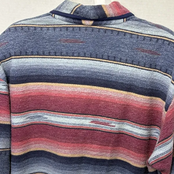 Women’s Vintage Western Cardigan Size Large Aztec Tribal - Image 4