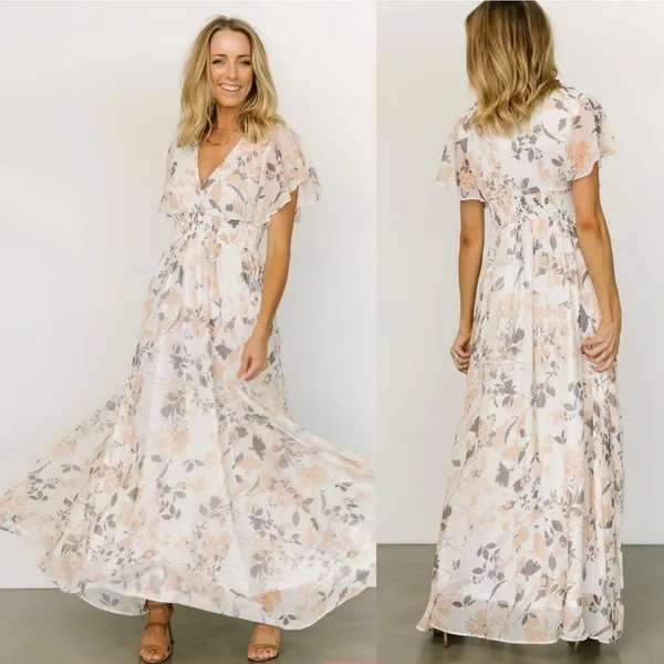 NWT Baltic Born‎ Lynlee Metallic Maxi Dress - Image 2