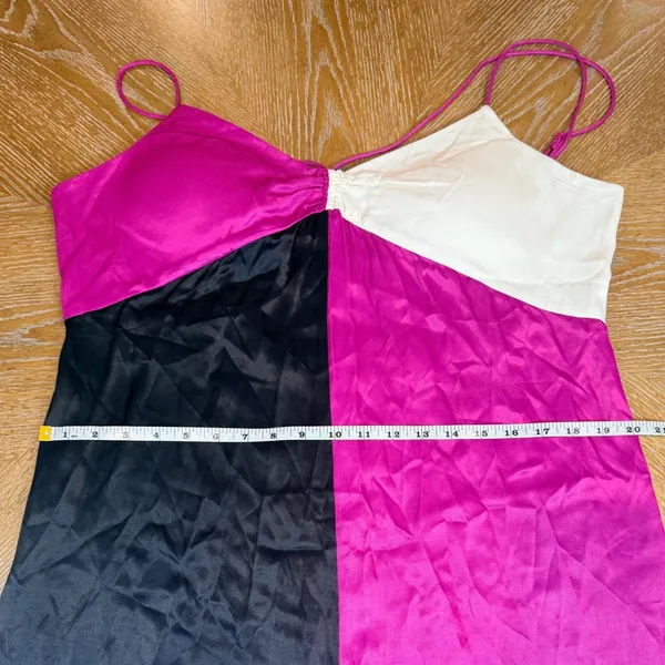 Nordstrom x Harlem's Fashion Row Harbison Satin Maxi Slip Dress‎ Size XL - Image 9