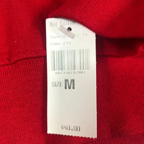 Hot Cotton By Marc Ware Women's M Red Sweatshirt - Christmas Tree - Image 6