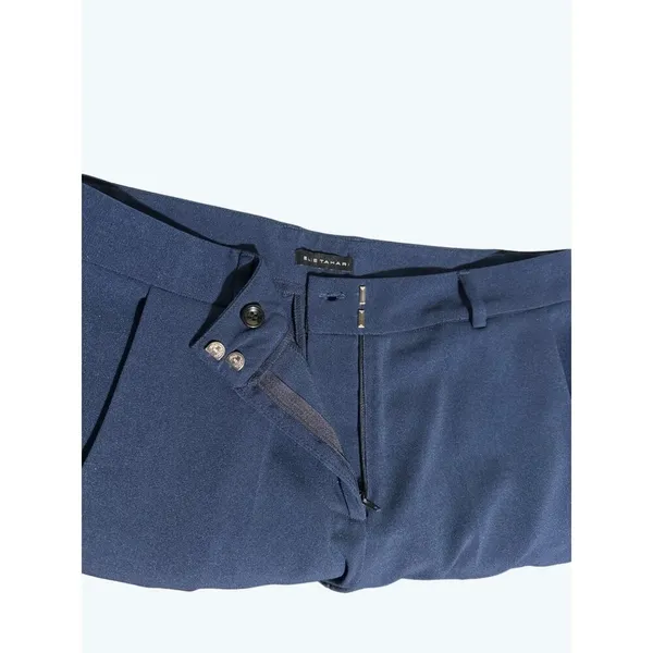 Elie Tahari Blue Trousers Women's 30" Waist Approx 6-8 Classic Dress Pants - Image 6