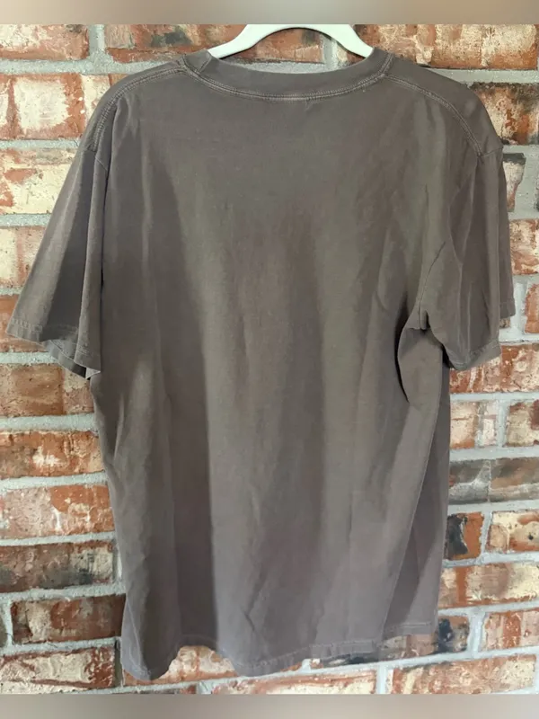 Comfort Colors Espresso Graphic Tee with Camo Tongue Design - Image 3