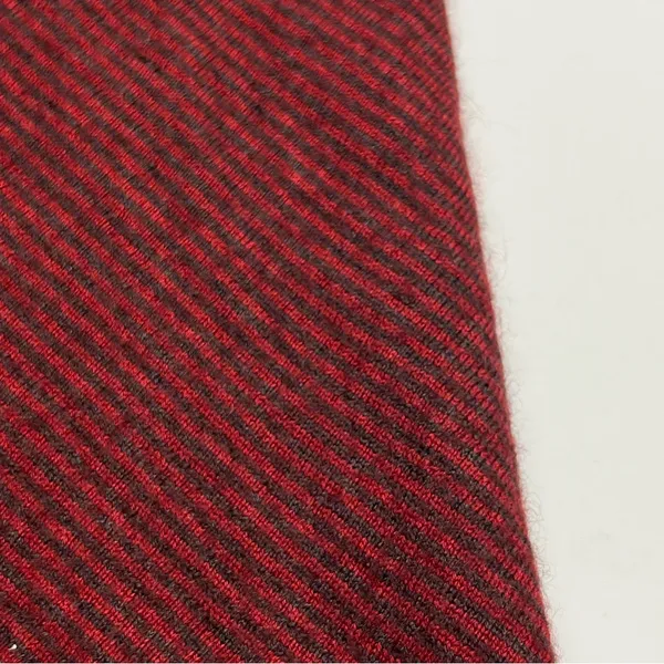 AKRIS Womens Cashmere Silk Red Stripe Long Sleeve Top US‎ 16 *SEE MEASUREMENTS - Image 10
