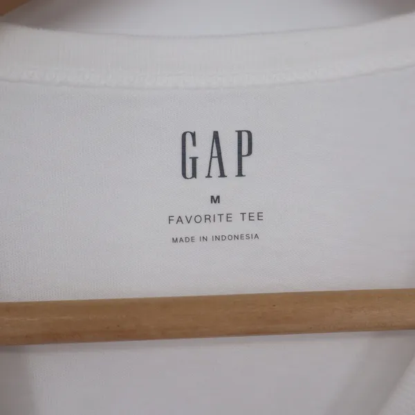 GAP Favorite Tee Womens Medium White Lemon Graphic Print Short Sleeve T-Shirt - Image 2