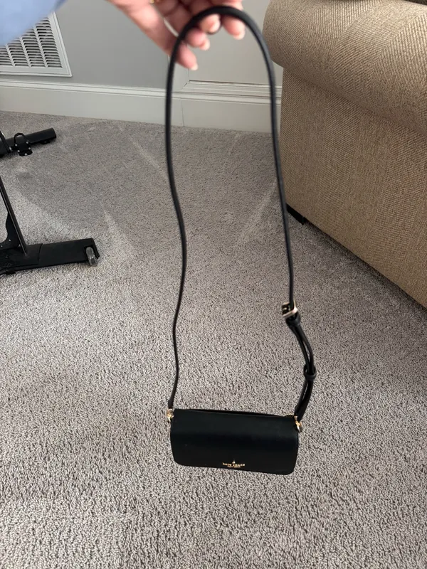 Kate Spade Purse Black Crossbody Leather - Image 7
