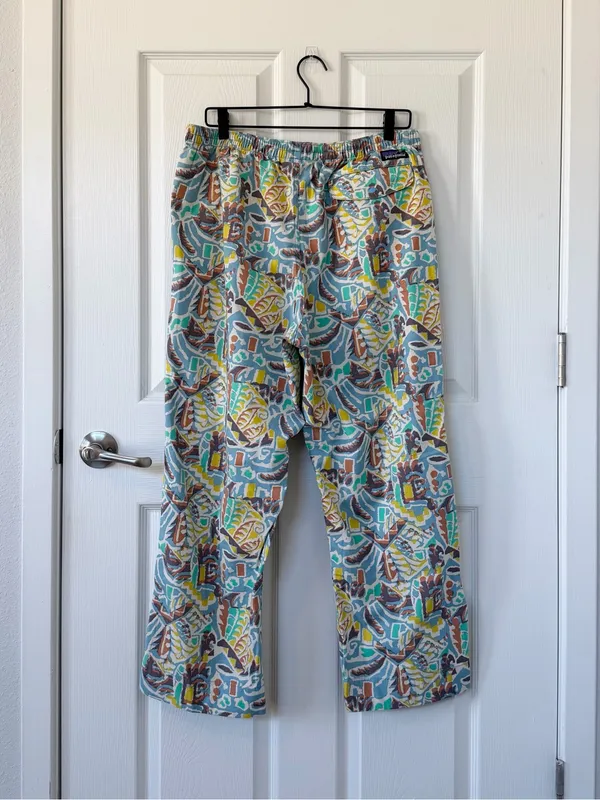 Patagonia Funhoggers Active Hiking Pants in Lago Blue NWT Women’s Large - Image 5