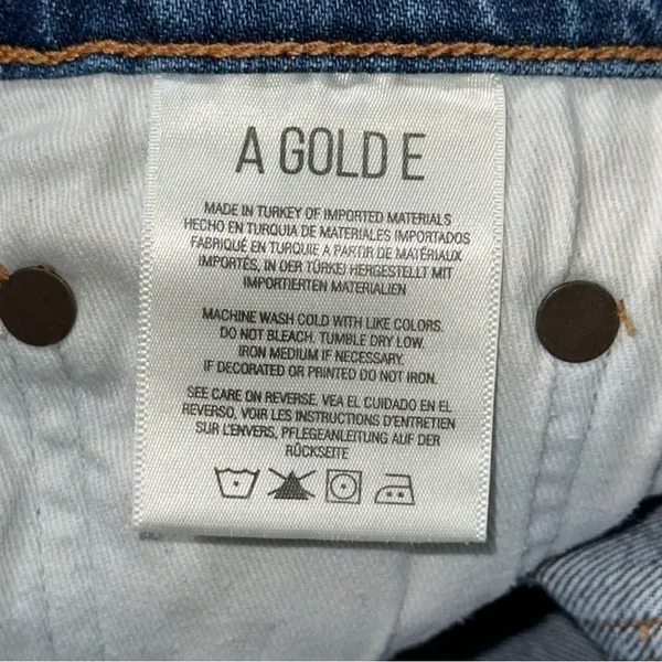 AGOLDE Denim Women’s Size 25 Placebo Blue High Rise Pinch Waist Kick Jeans - Image 10