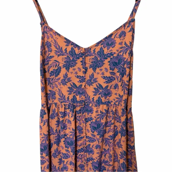 Universal Thread Boho Floral Tie-Back Midi Dress Cottagecore Garden Party XXL - Image 11