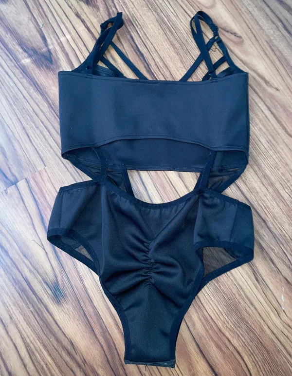 iHeartRaves Black Bodysuit - Image 3