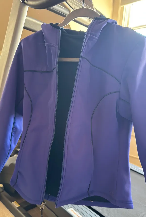 Champion Blue Athletic Zip Up Jacket - Image 2