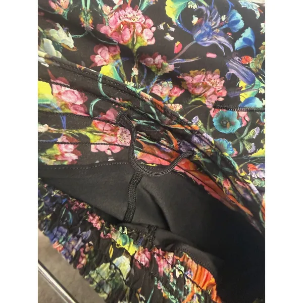 Lululemon Hotty Hot High-Rise Skirt Long 4 Flowerscope‎ Black Running Tennis - Image 6