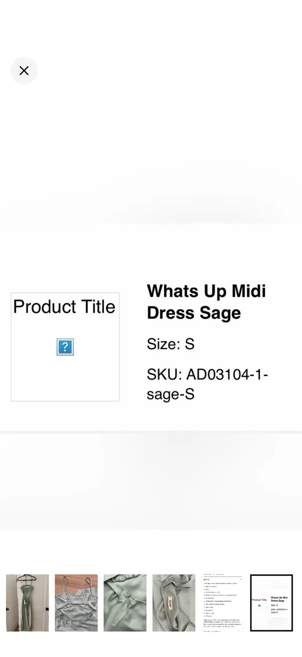 Hello Molly Sage Green Spaghetti Strap Midi Dress - Image 12