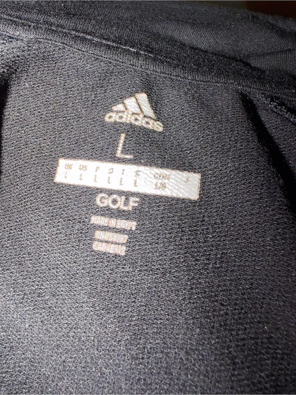 Adidas Golf Women's French Terry 1/4 Zip Pullover Black L - Image 10