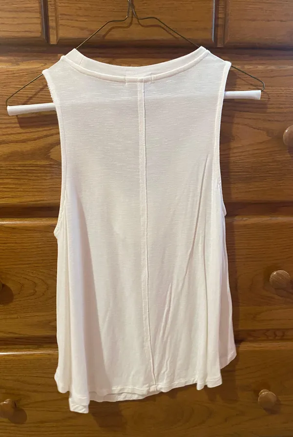 White Sleeveless Top - Image 2