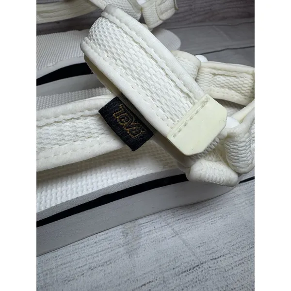 TEVA UNIVERSAL Mesh Brigth WHITE PLATFORM SANDALS SIZE USA  7 - Image 8