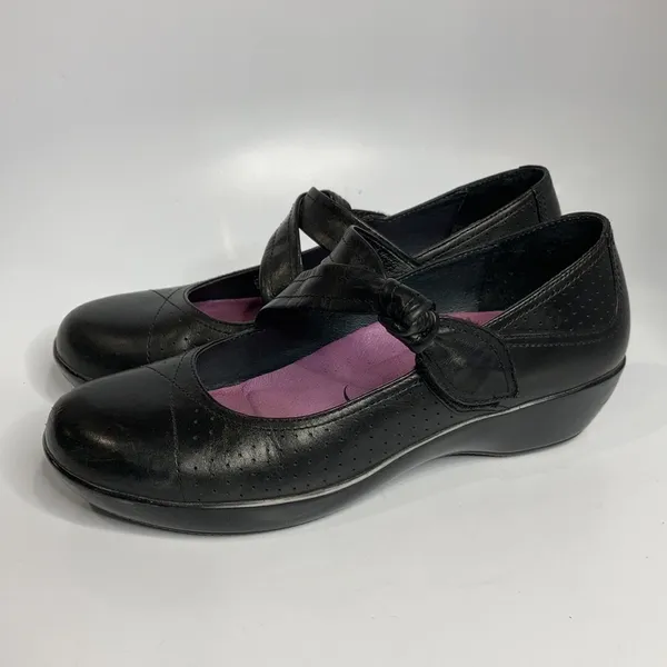 Dansko black‎ leather shoes size 38 - Image 4