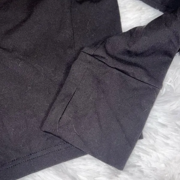 Balance Athletics Black Long Sleeve Jacket Zip Up Jacket size Large Cropped - Image 4