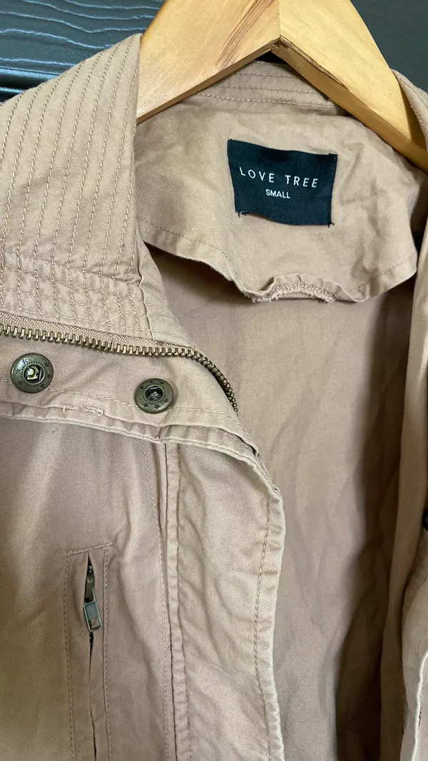 TJ Maxx Tan Utility Jacket - Image 4