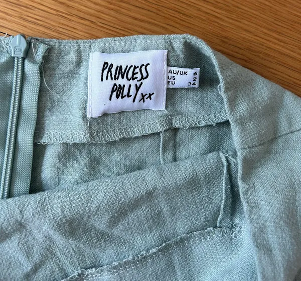 Princess Polly Light Green Selby Skirt - Image 3