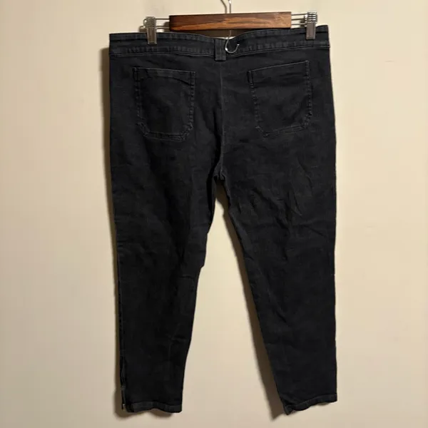 Authentic Balenciaga ankle-zip crop jeans skinny black- Size 44 (12) - Image 5