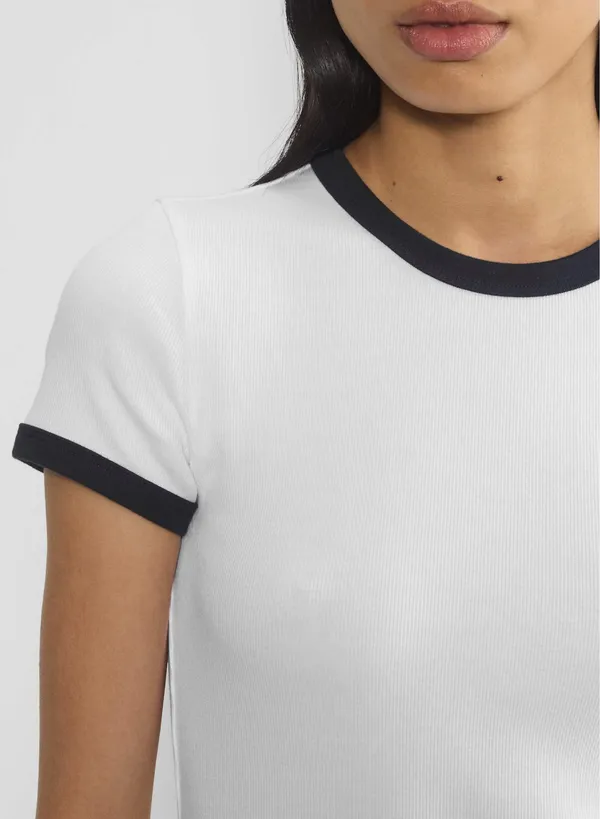 Aritzia HomeStretch™ Rib Crew T-Shirt - Image 4