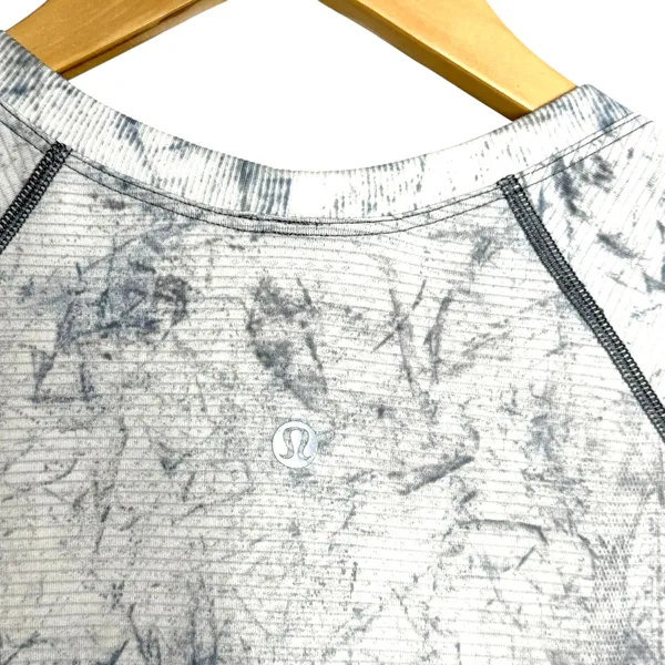 Lululemon Swiftly Tech Short Sleeve 2.0 MultiDye White / Grey / Black - Image 6
