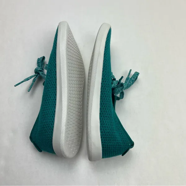 Allbirds Tree Skippers Women's Size‎ 5 Teal Green Boat Tennis Shoes Sneakers - Image 9