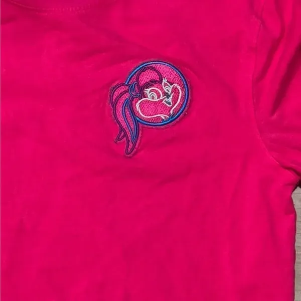 Looney Tunes Lola Patch Short Sleeve Tee Shirt Women’s Small - Image 2