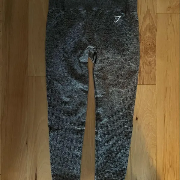 Gray gym shark vital seamless leggings - Image 2