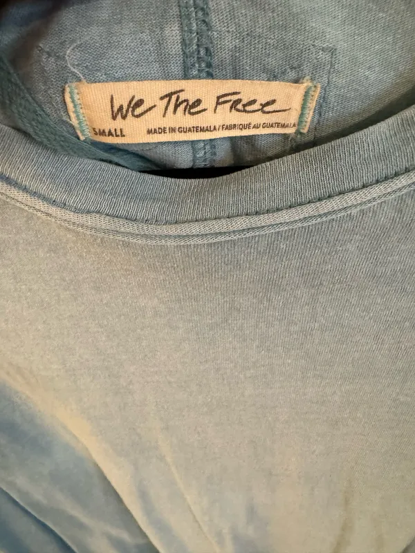 We The Free FP Blue Top Size Large - Image 2