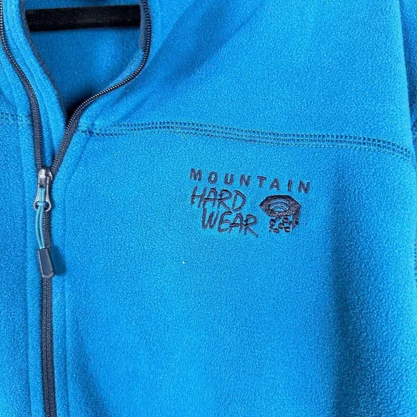 Mountain Hardwear Microchill 2.01 Zip T Fleece Blue Jacket Women's Size Large - Image 5