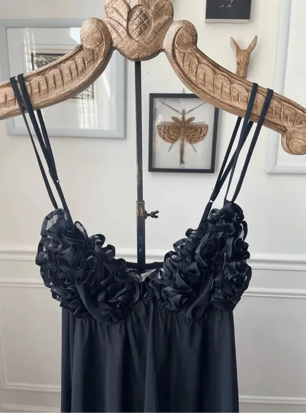 Victoria’s Secret Black Teddy Neglige Lingerie L - Image 4