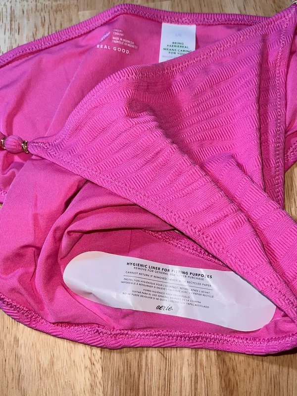 Aerie Large Women's Pink Bikini Bottoms BNWTS $29.95 - Image 7
