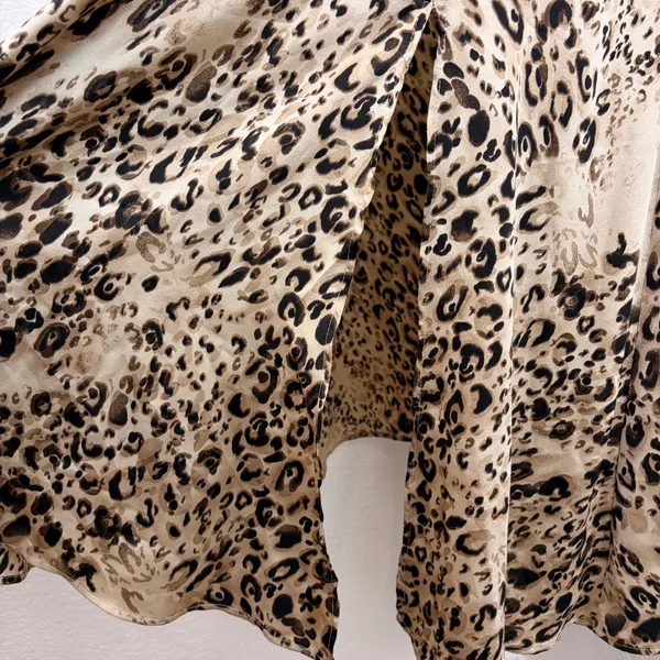 HYFVE leopard print front-tie cut out maxi dress - Image 4