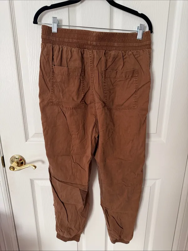 A new day, medium Relaxed Drawstring Jogger Pants - Brown - Image 3