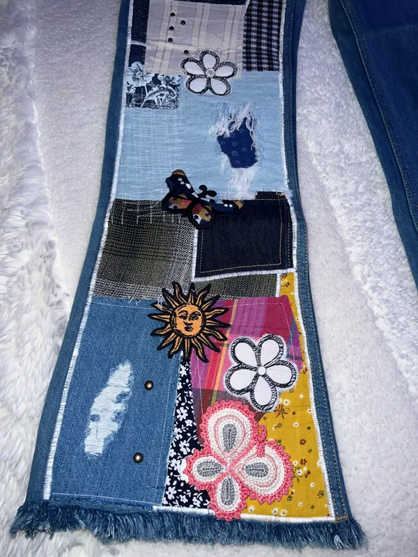 urban Patchwork Jeans - Image 6