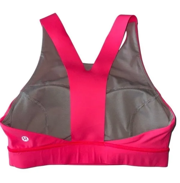 Lululemon Fast & Free Bra (Nulux) Razzle Size 6 Sports Bra - Image 2