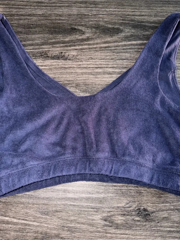 aerie Soft Terry Bralette - navy blue - Image 3