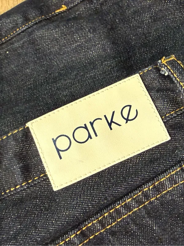 Parke 90's Straight Jeans in Dark Wash Women’s Size 28 100% Organic Cotton - Image 8