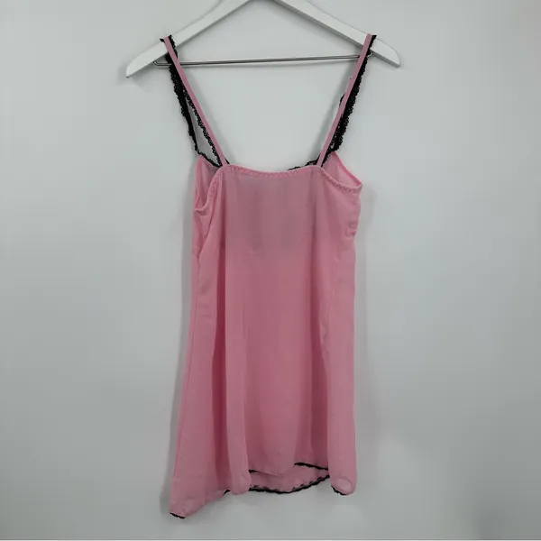 Vintage Y2K Pink Baby Doll Slip Gown Size Small Early 2000s - Image 7