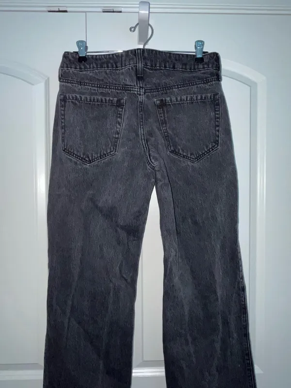 Hollister Black Low-Rise Baggy Jeans - Image 5