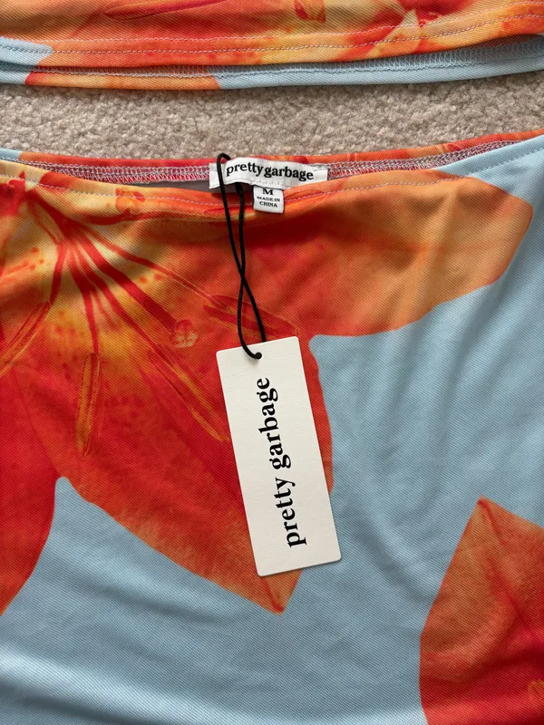 Pretty Garbage Skirt Tank Set Vacation Size M - Image 2