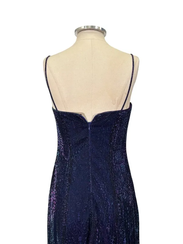 Vintage Night Way y2k Fairy Whimsi Sleeveless Column Maxi Dress Size 4 - Image 7