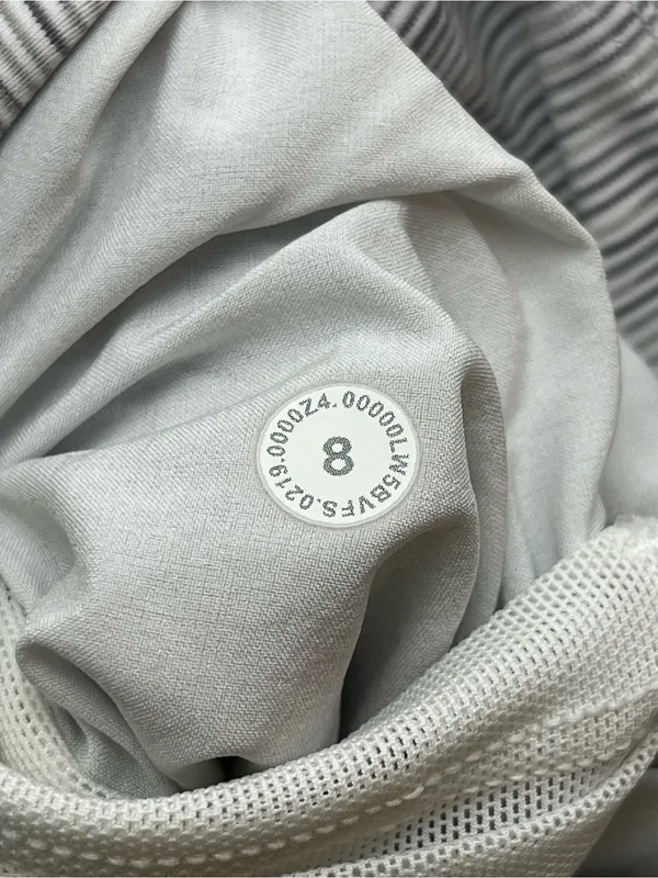 Lululemon On The Fly Pant *27" Womens 8‎ Grey White Athletic Athleisure W5BVFS - Image 3