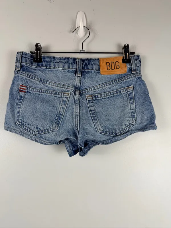 Urban outfitters bdg micro mini denim shorts size 24 - Image 3