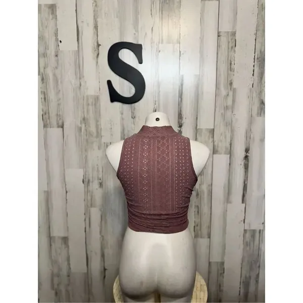 Purple crop top Purple - Image 3