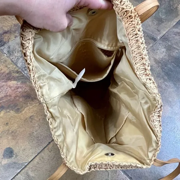 Vacay Beach Tote Bag Brown - Image 14