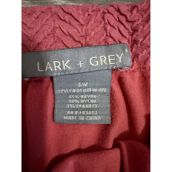 Lark + Grey Maxi Dress S/M Pink Strapless Smocked‎ Waist Rose Tube Summer Beach - Image 5